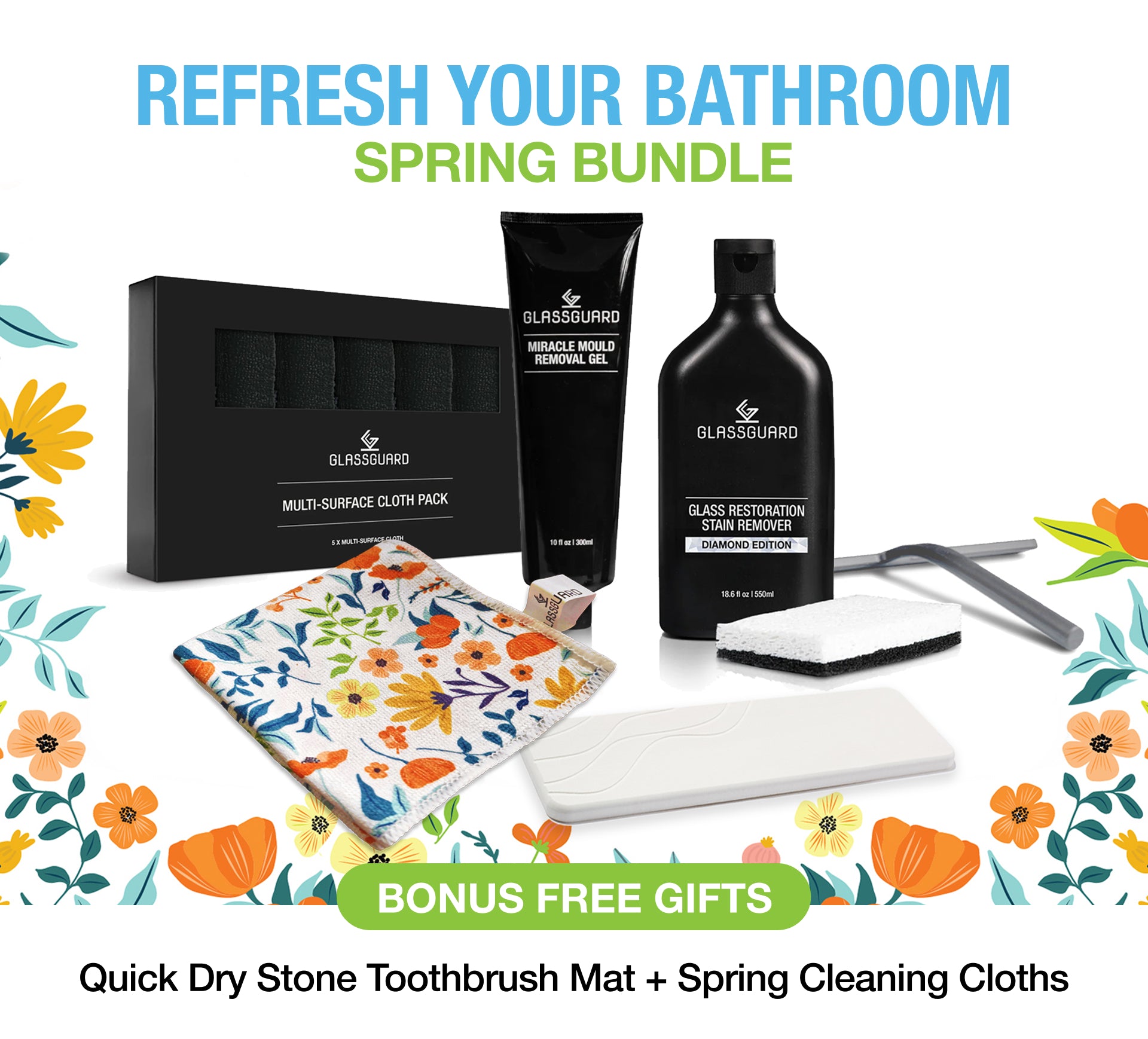 GLASSGUARD® Refresh Your Bathroom Spring Bundle