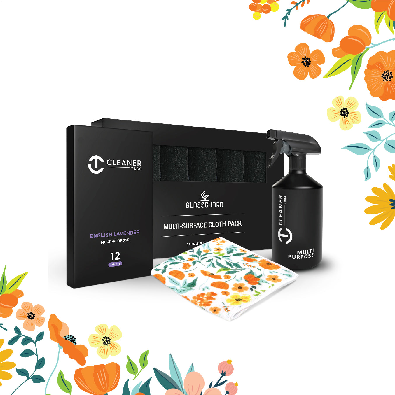 GLASSGUARD® Daily Cleaning Summer Bloom Bundle