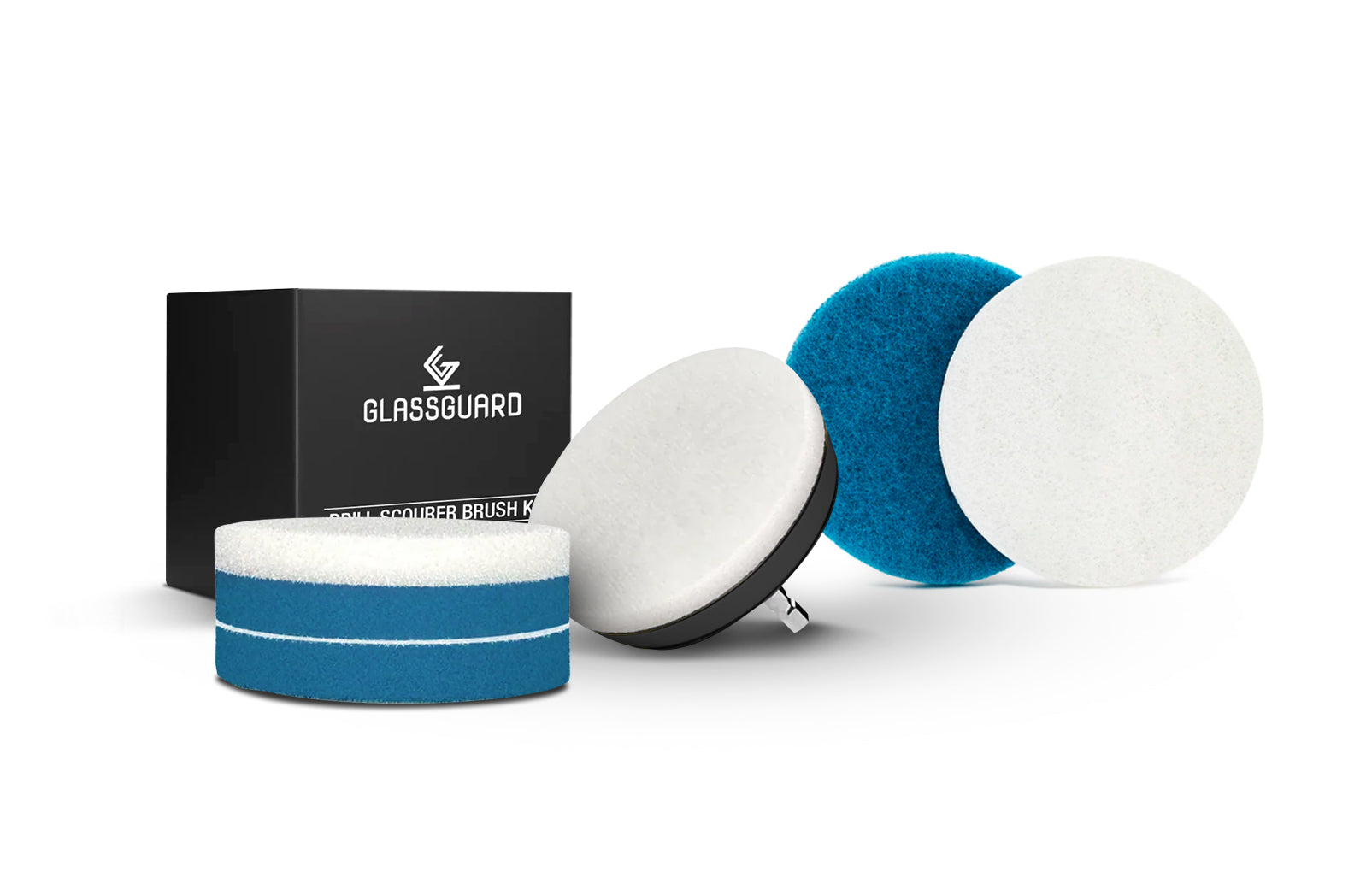 GLASSGUARD® Drill Scourer Brush + Refill Bundle