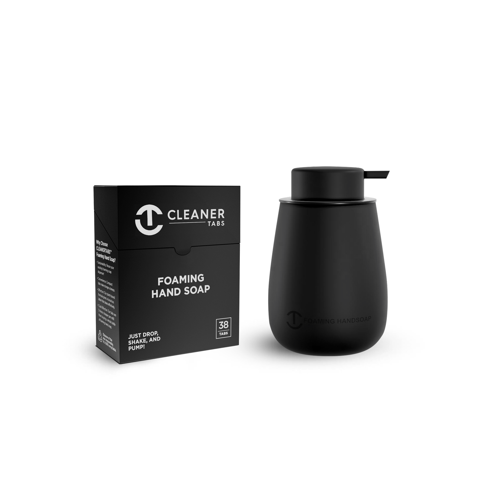 CLEANERTABS™  Foaming Handsoap + Ceramic Dispenser Bundle