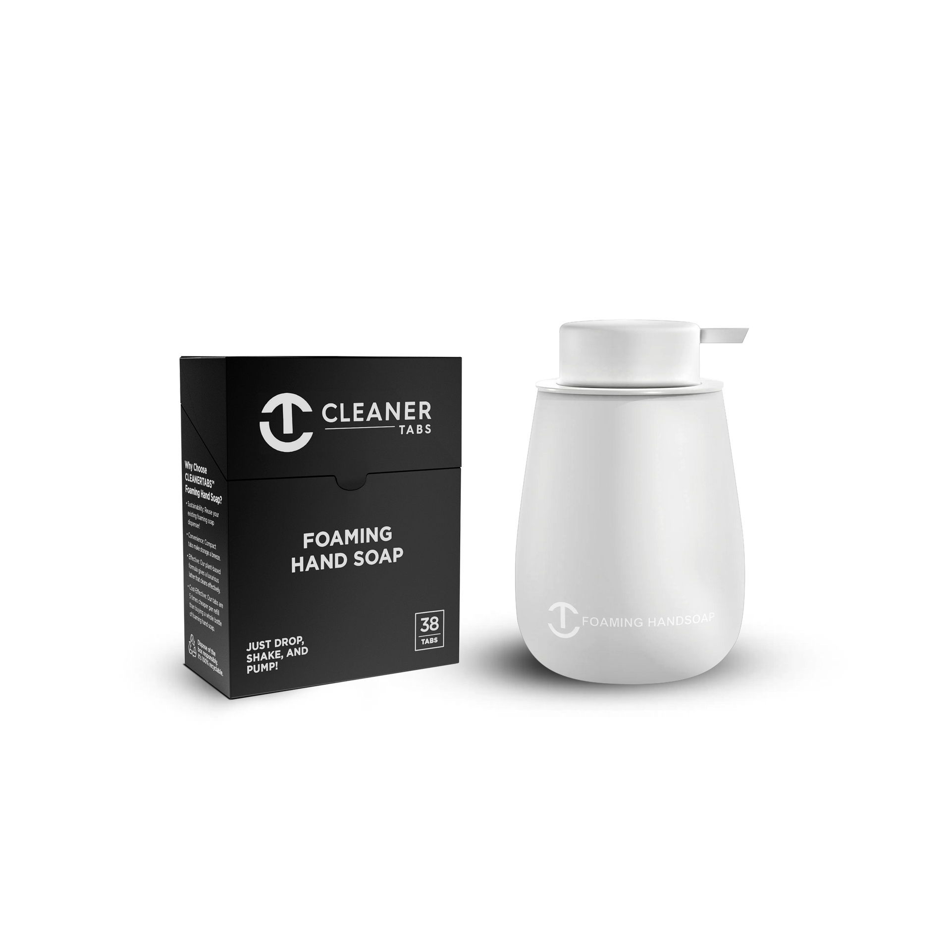 CLEANERTABS™  Foaming Handsoap + Ceramic Dispenser Bundle