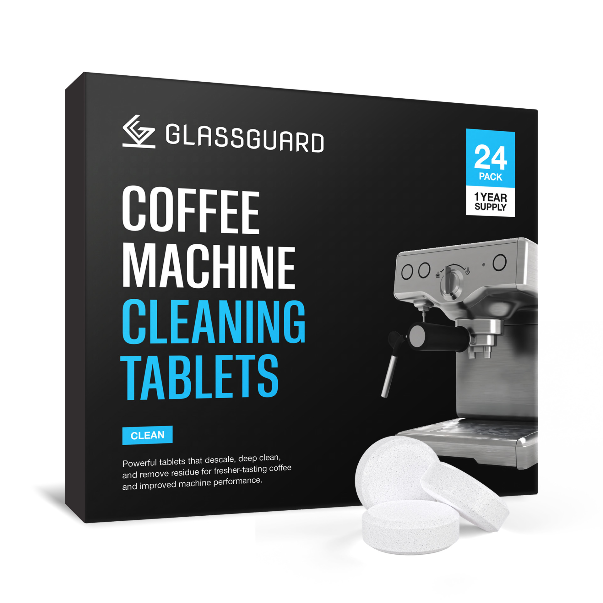 GLASSGUARD® Coffee Machine Cleaning Tablets image