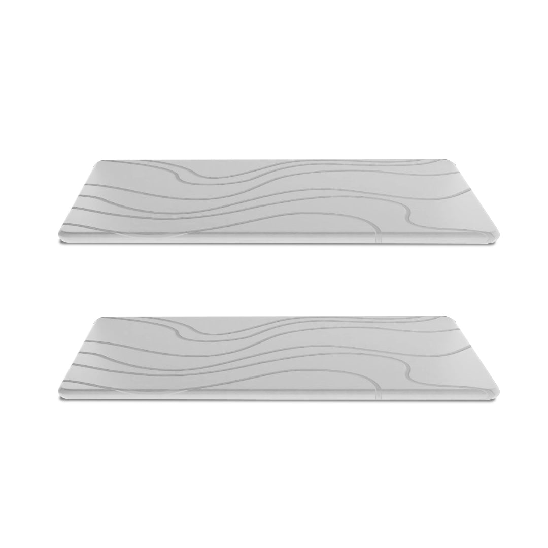 GLASSGUARD® Quick Dry Stone Bath Mat Double Bundle