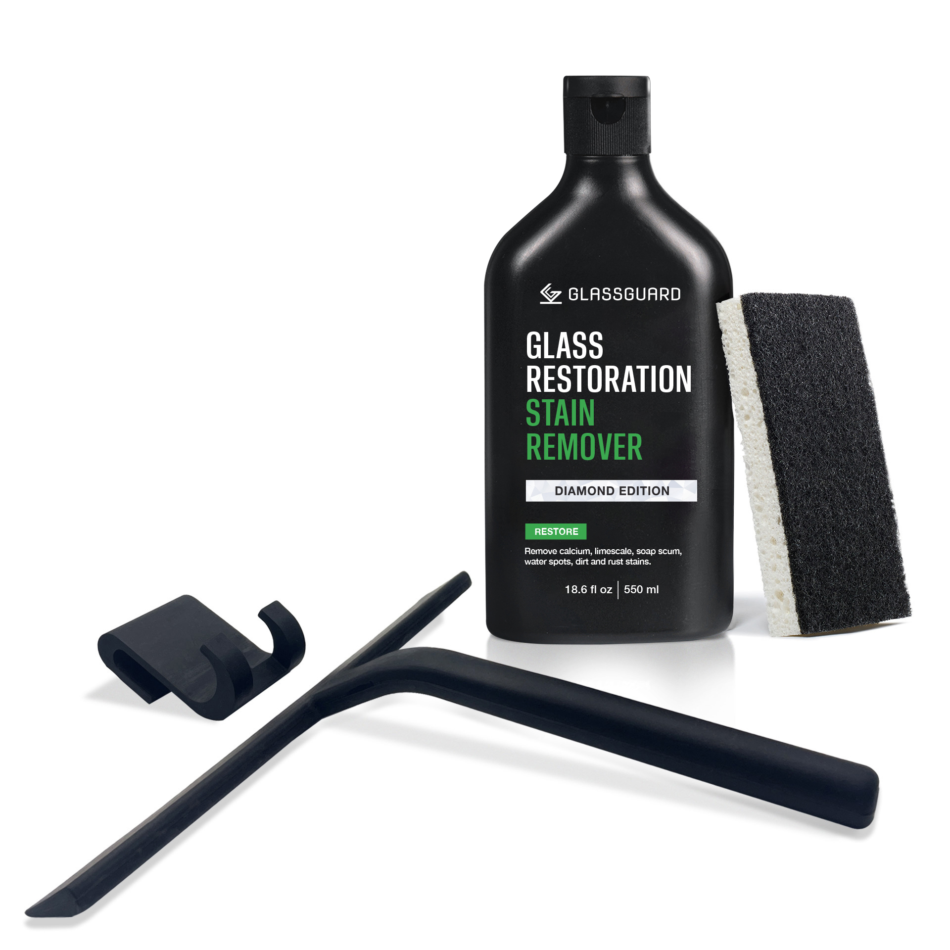 GLASSGUARD® Glass Stain Remover + Squeegee Bundle image