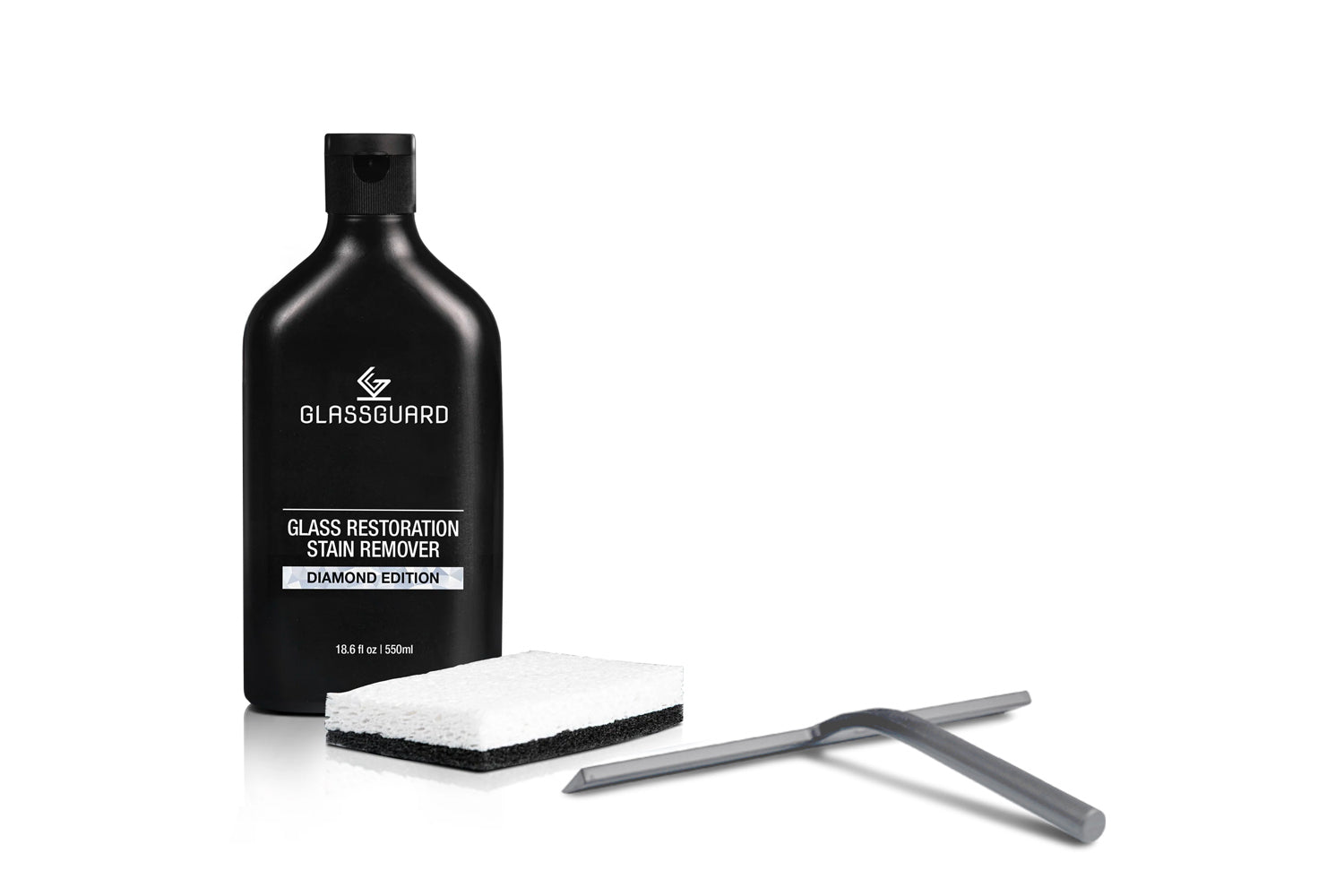 GLASSGUARD® Glass Stain Remover + Squeegee Bundle