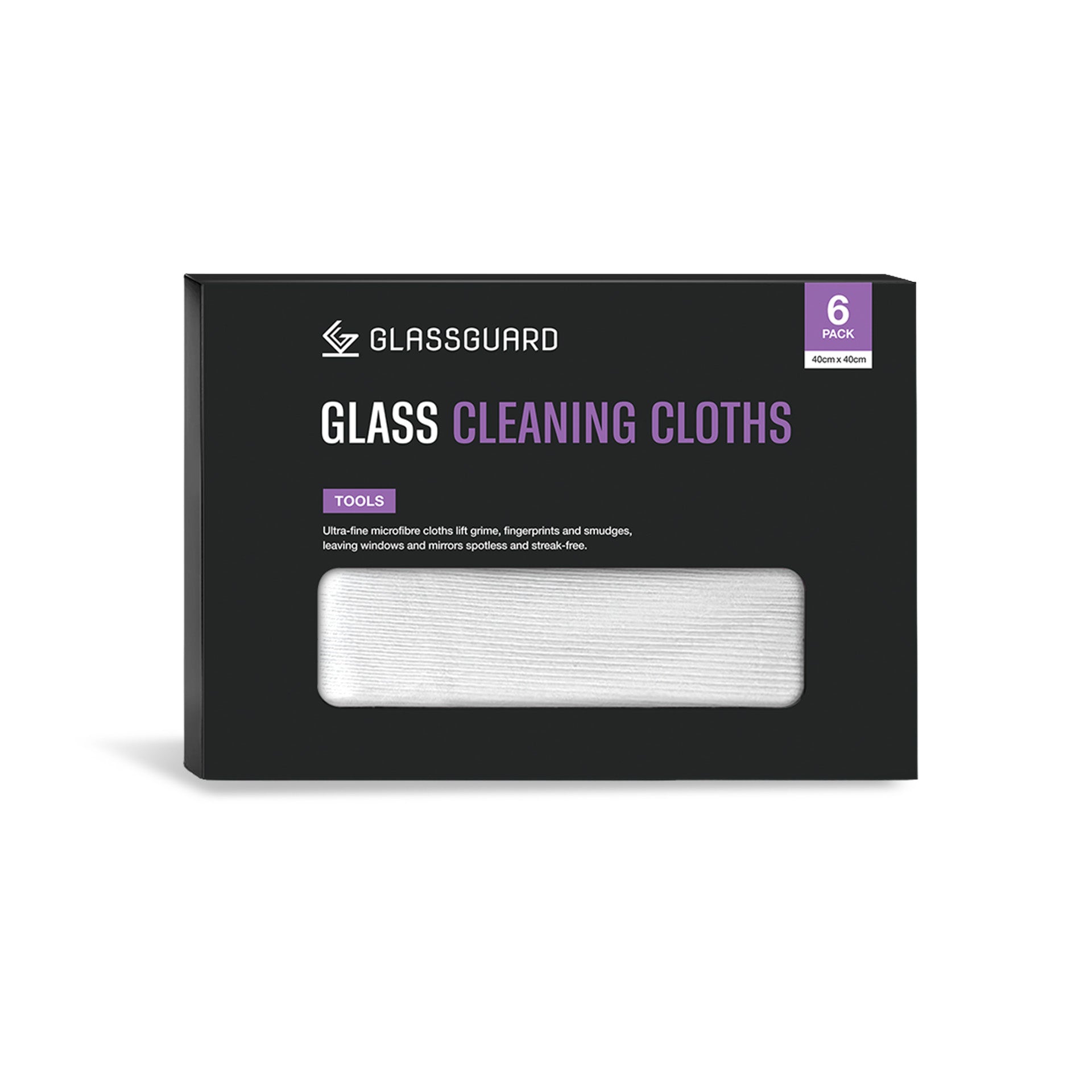 GLASSGUARD® Glass Cloth 6 Pack