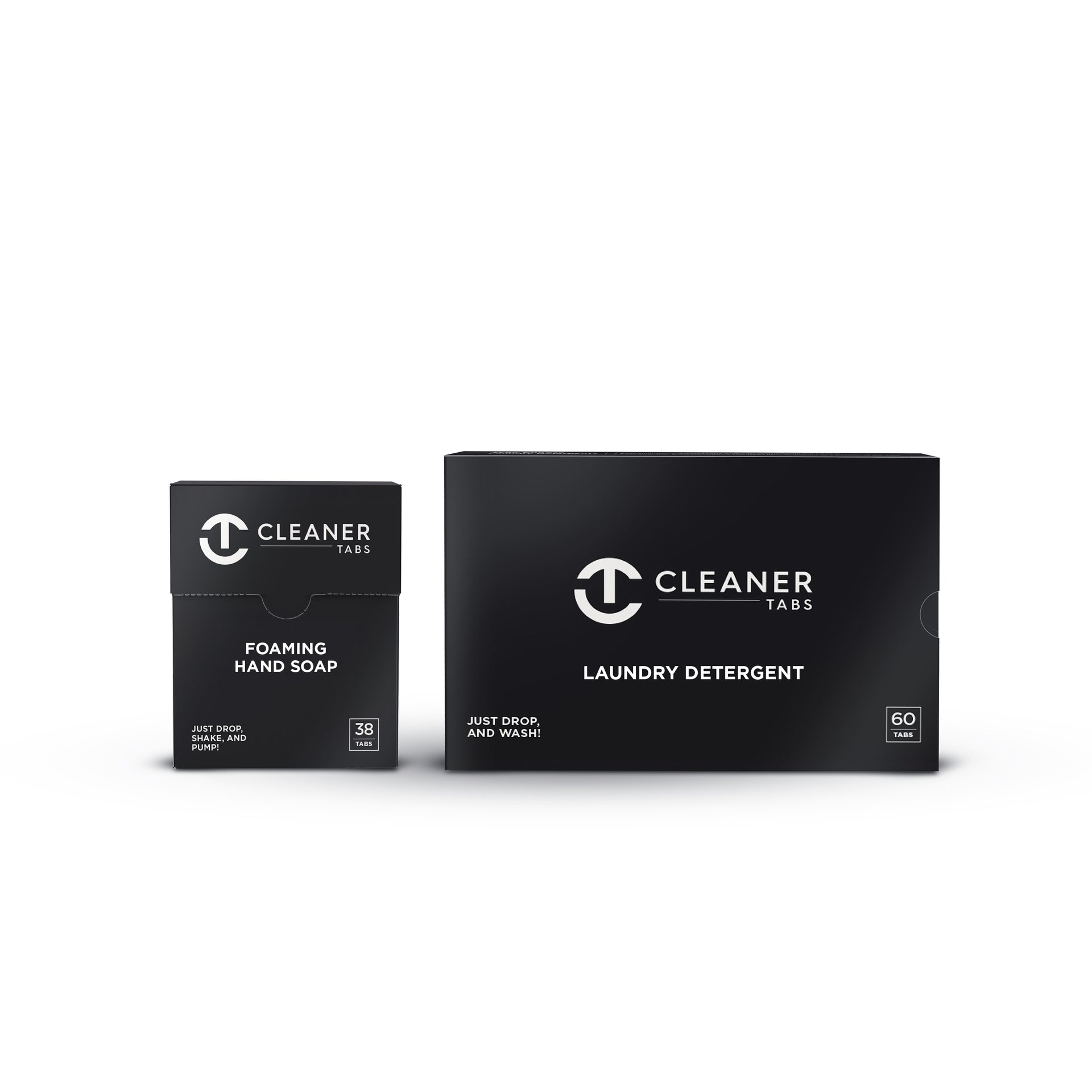 CLEANERTABS Hands & Laundry Set, featuring eco-friendly foaming hand soap sheets and ultra-concentrate laundry detergent sheets, offering convenient and sustainable cleaning solutions for home and travel.