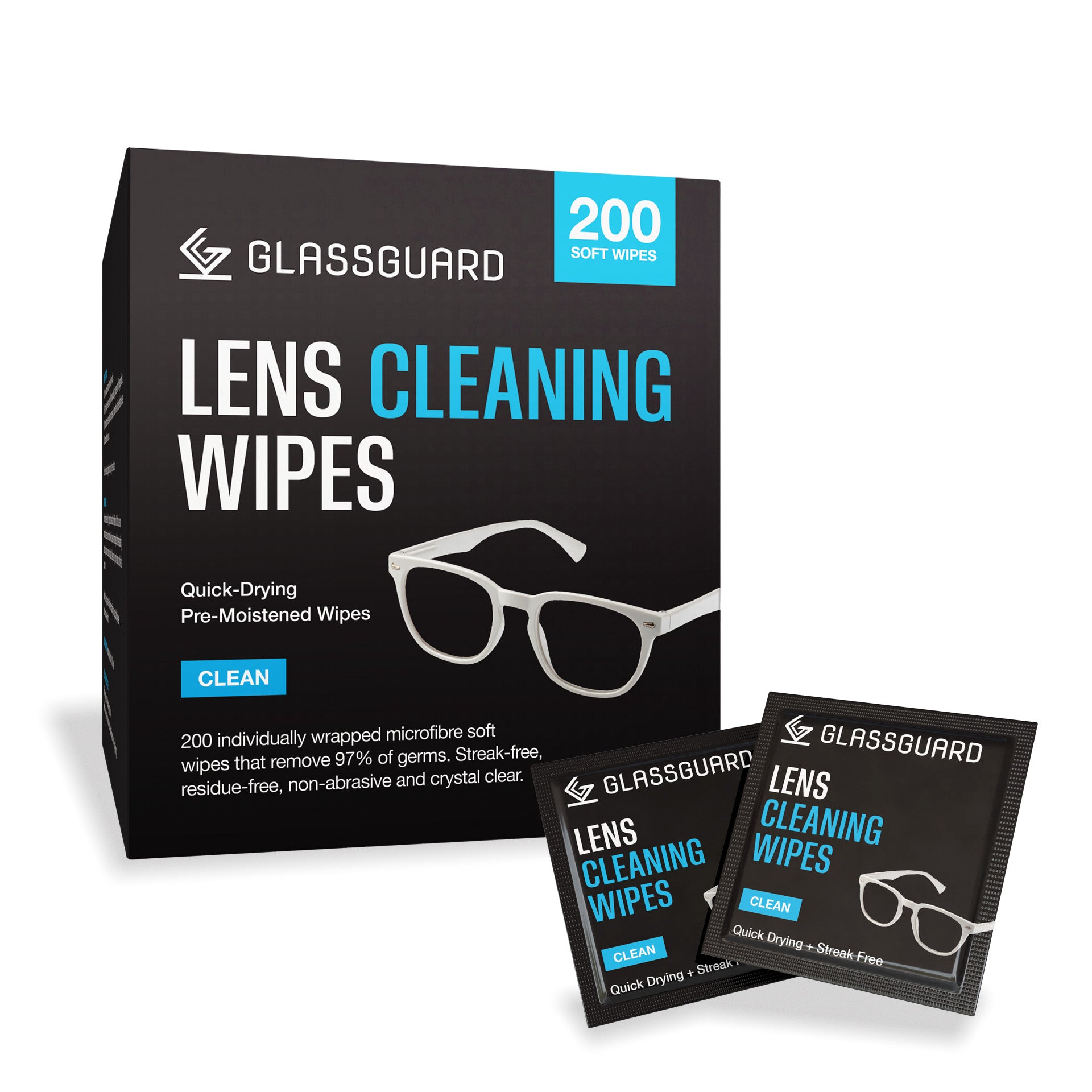 GLASSGUARD® Lens Cleaning Wipes