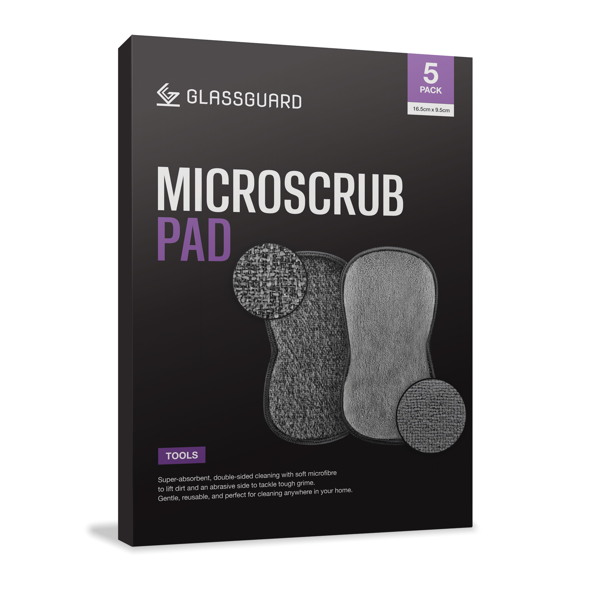 GLASSGUARD® MicroScrub Pad 5 Pack