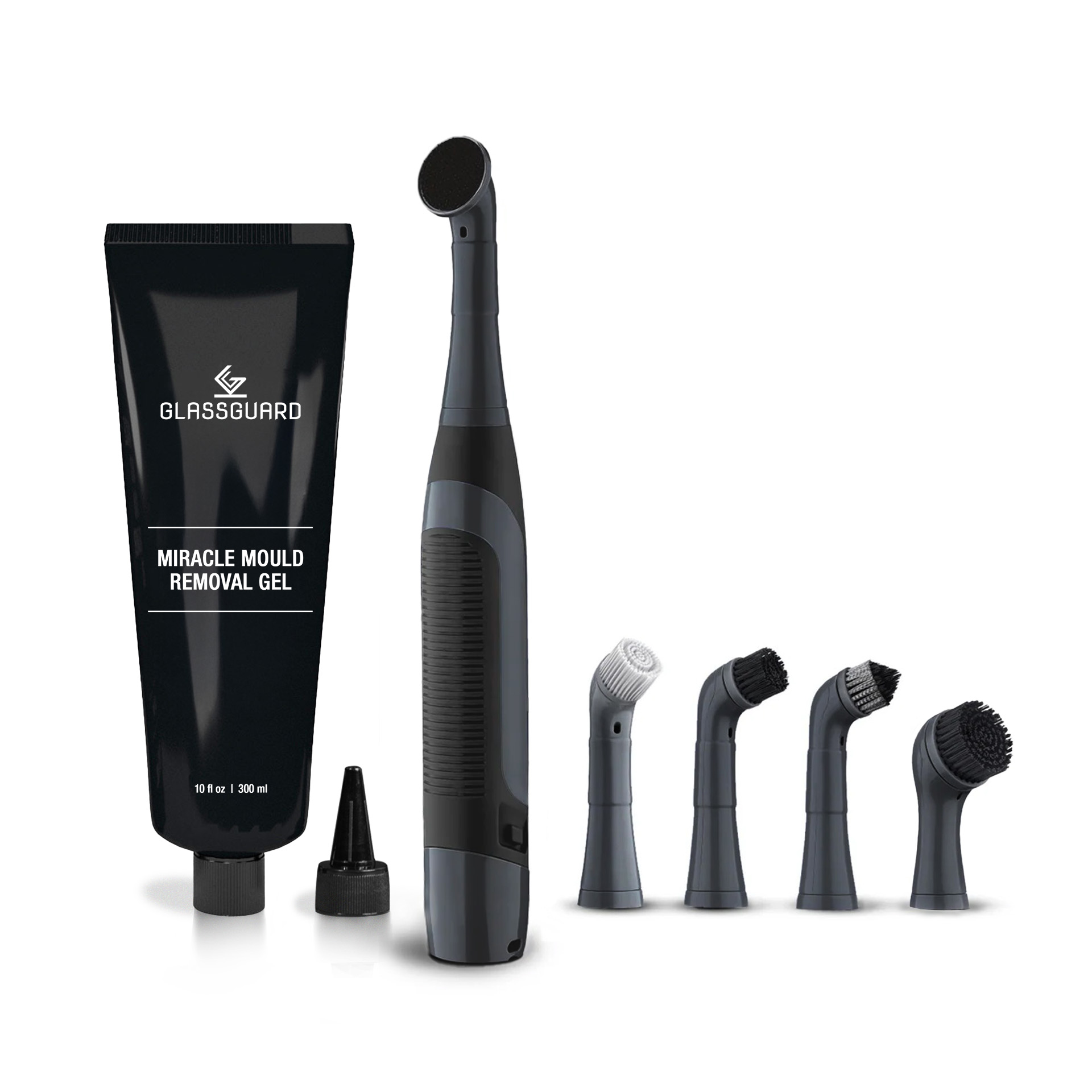 GLASSGUARD® Miracle Mould Removal Gel + Electric Scrubber Bundle image