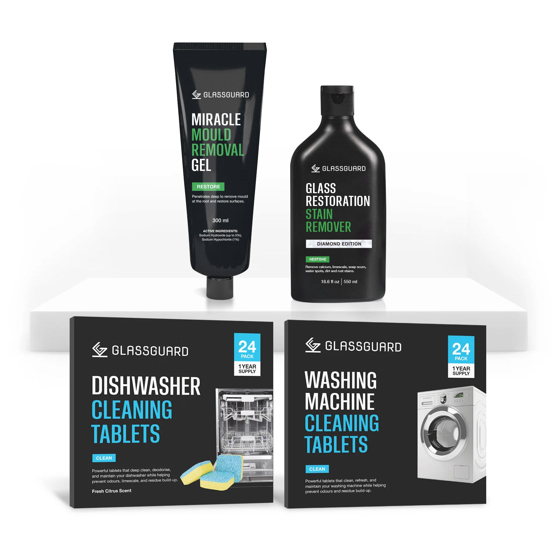 GLASSGUARD® Mould, Glass & Appliance Restore Bundle