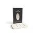GLASSGUARD Quick Dry Stone Soap Mat – A sleek, natural stone mat designed to keep bar soap dry and free from slimy residue. Quick-drying, mildew-resistant, and perfect for humid environments. Ideal for bathrooms and kitchens. (Size: 13 x 8 x 0.9 cm).