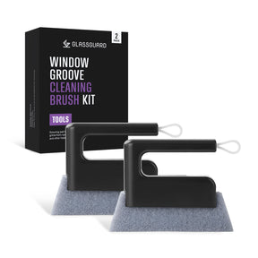 Window Groove Cleaning Brush 2 Pack
